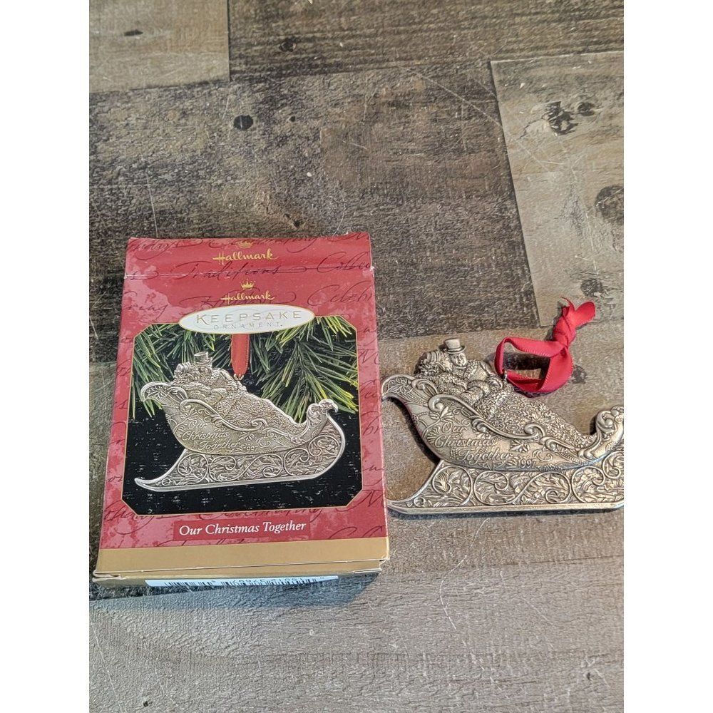 Hallmark our‎ Christmas together 1997 ornament Xmas decor